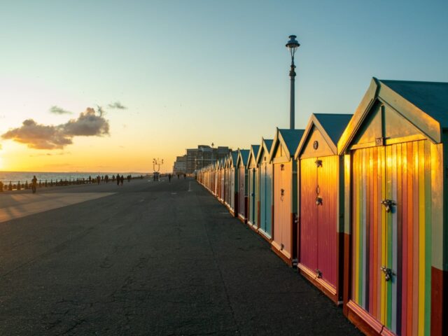 Hove seafront huts